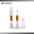 Injection plastic lip gloss tubes with double ends